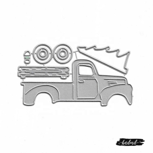 Steel Dies - Truck with Tree (Set of 6 dies)