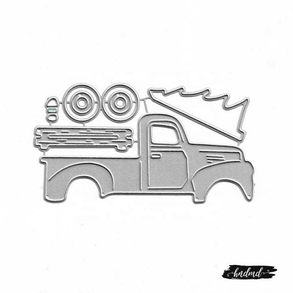 Steel Dies - Truck with Tree (Set of 6 dies)