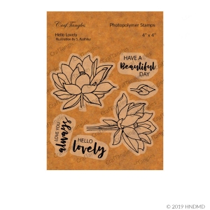 CrafTangles Photopolymer Stamps - Hello Lovely