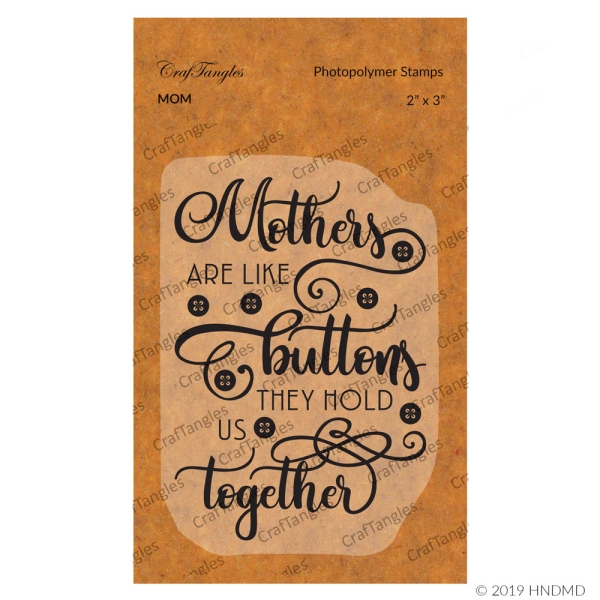 CrafTangles Photopolymer Stamps - Mom