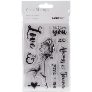 KaiserCraft Clear Stamps - Always and Forever