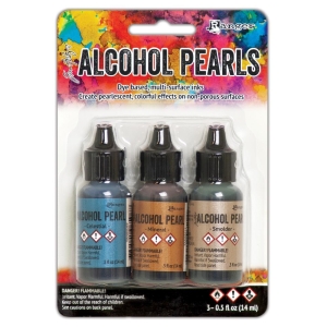 Tim Holtz Alcohol Ink Pearls Kits 3/Pkg by Ranger - Kit 4