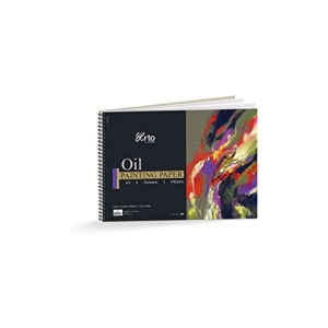 Campap Wire-O Oil Painting book,100% cellulose acid free drawing paper (A3 size)