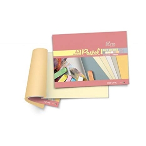 Campap Pastel Soft Colour Paper Pad (6 Colours), acid free (A3 size)