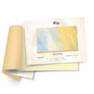 Campap Pastel soft colour paper book (Mix 6 colours, Tiziano) (A3 size)