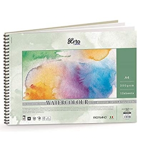 Campap Wire-o-watercolour painting book, 25% Cold Pressed (A4 size)