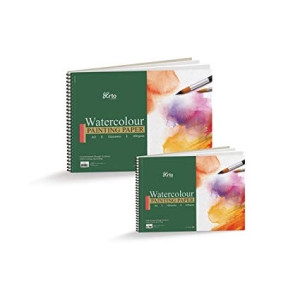 Campap Wire-O Watercolour book 100% Cotton Cold Pressed Paper (A3 size)