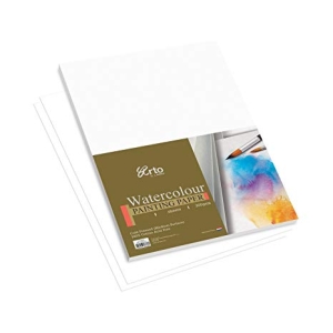 Campap Watercolour paper pack ( 100 % cotton cold pressed ) A2 size