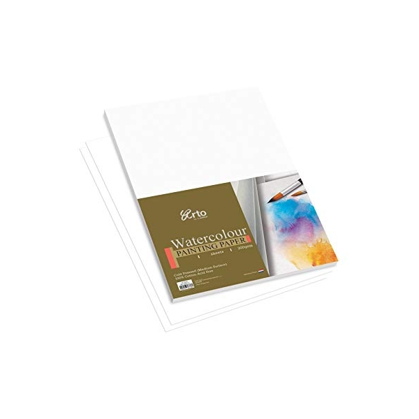 Campap Watercolour paper pack ( 100 % cotton cold pressed ) A2 size