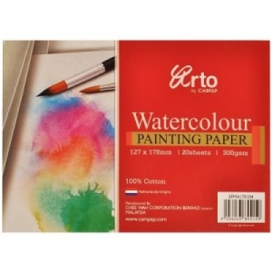 Campap Watercolour Paperpack ( 100 % Cotton) 127 by 178 mm