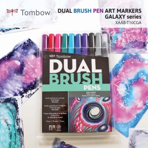 Tombow dual brush pen (Set of 10) - Galaxy