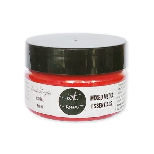 CrafTangles mixed media Essentials - Art Waxes - Coral (50 ml)