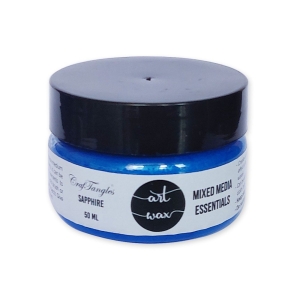 CrafTangles mixed media Essentials - Art Waxes - Sapphire (50 ml)