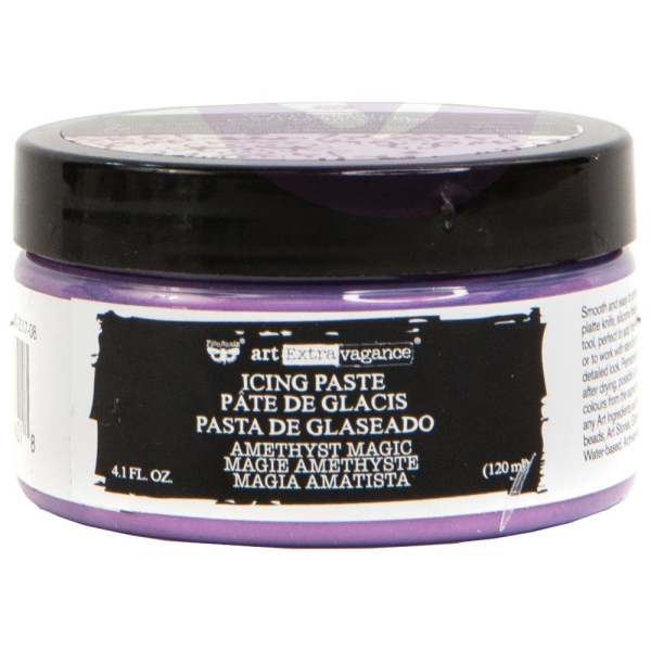 Prima Finnabair Art Extravagance Icing Paste 120ml Jar - Amethyst Magic