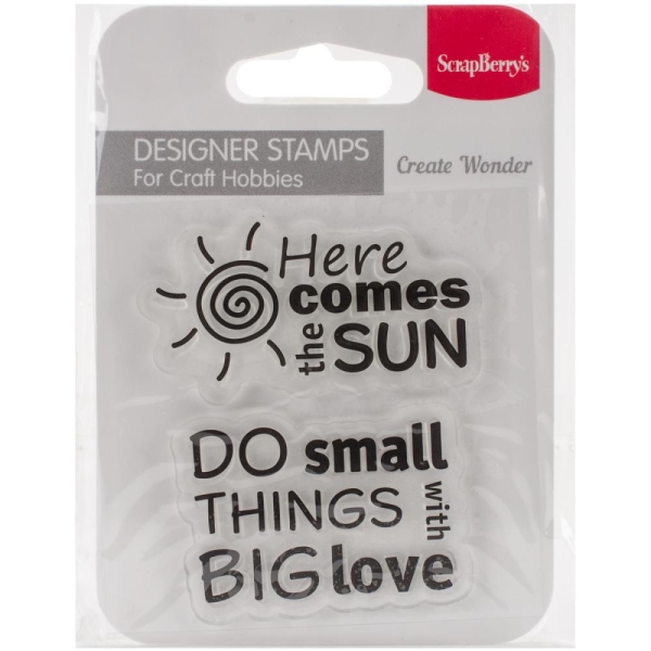 ScrapBerry's Clear Stamps 2.7"X2.7" - Sun