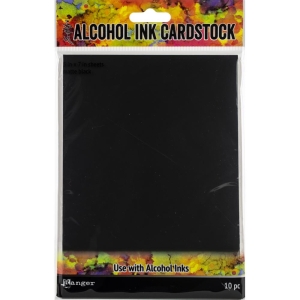 Tim Holtz Alcohol Ink Cardstock 5"X7" 10/Pkg