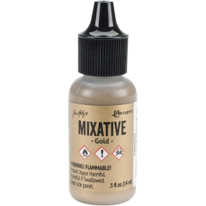 Tim Holtz Alcohol Ink Metallic Mixatives - Gold