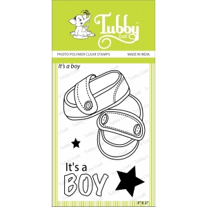 Tubby Photopolymer Clear Stamps - It's a Boy