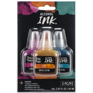 Brea Reese Alcohol Inks 20ml 3/Pkg - Medium Magenta/Orange/Turquoise