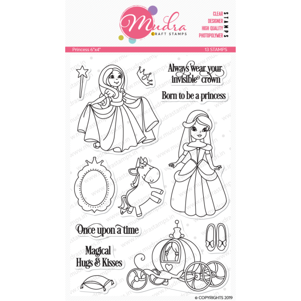 Mudra Craft Stamps - Princess