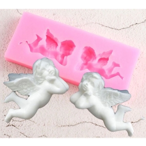 Two Angels Silicone Clay Mould (CAMOLD382)