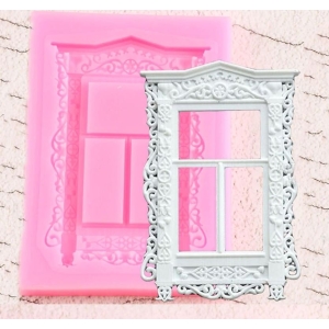 Vintage window Silicone Clay Mould