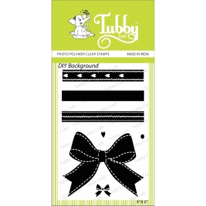 Tubby Photopolymer Clear Stamps - DIY Background