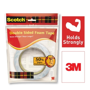 3M Scotch Double Sided Foam Tape (length 3m , width 24mm)