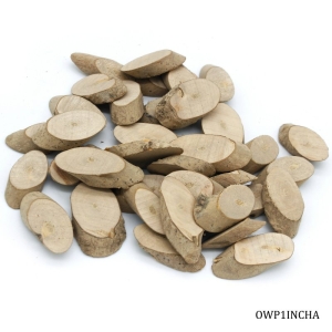 Oval Wooden Pieces - OWP1INCHA - (35 pcs)