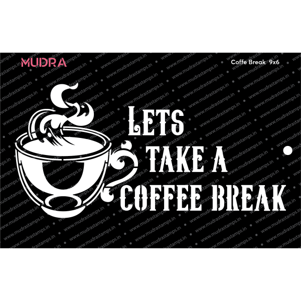 Mudra Stencils - Coffee Break