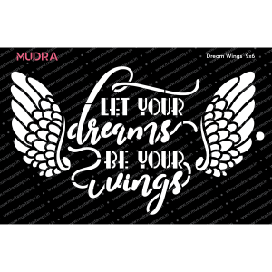 Mudra Stencils - Dream Wings