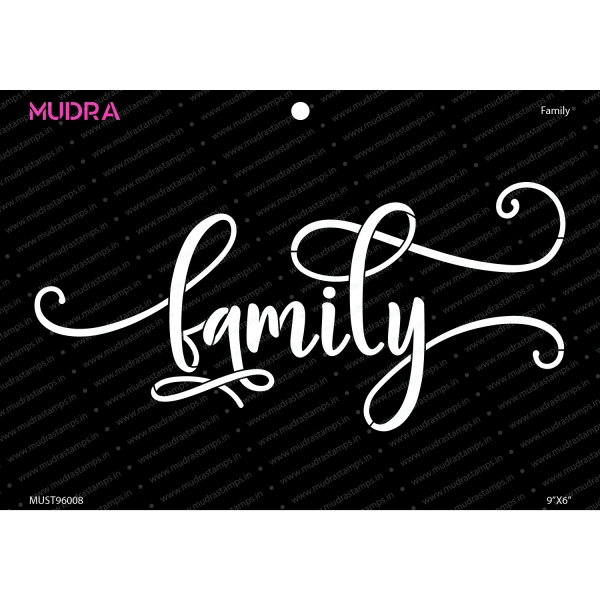 Mudra Stencils - Family