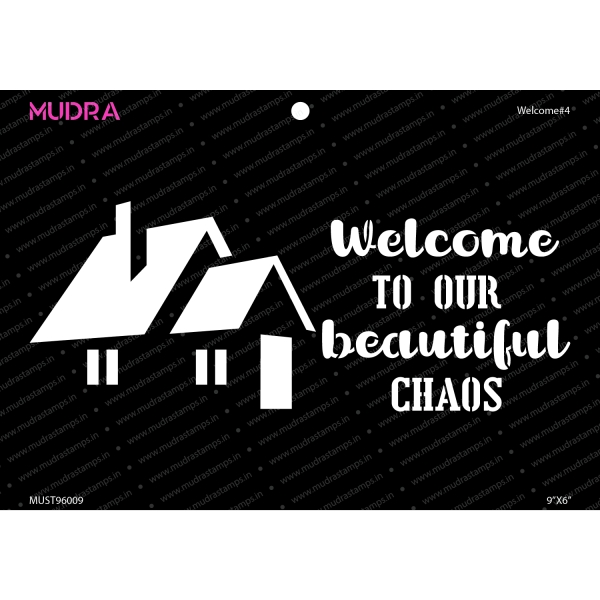 Mudra Stencils - Welcome 4