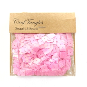 CrafTangles Sequins - Electic Pink Squares