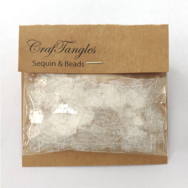 CrafTangles Sequins - Transparent Rectangles