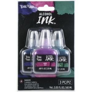 Brea Reese Alcohol Inks 20ml 3/Pkg - Midnight/Berry/Teal