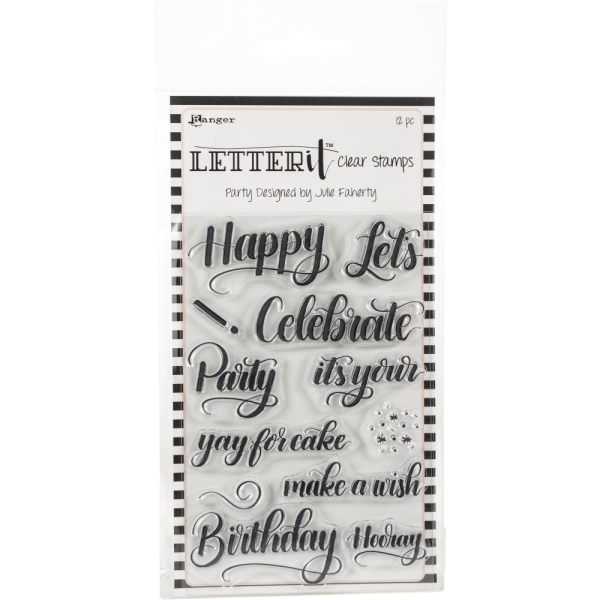 Ranger Letter IT Stamps - Party