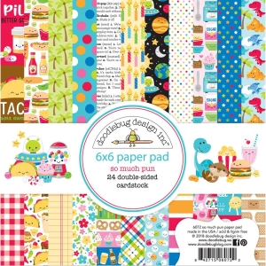 Doodlebug Double-Sided Paper Pad 6"X6" 24/Pkg So Much Pun