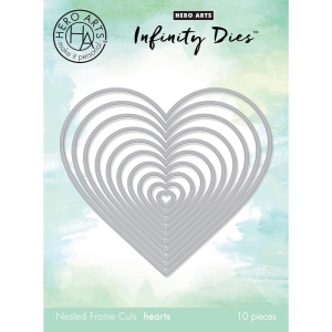 Hero Arts Infinity Dies - Nesting Hearts