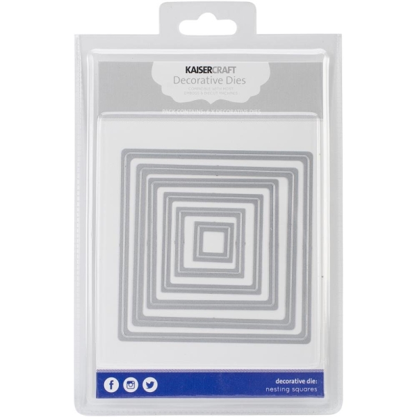 Kaisercraft Decorative Die - Nesting Squares