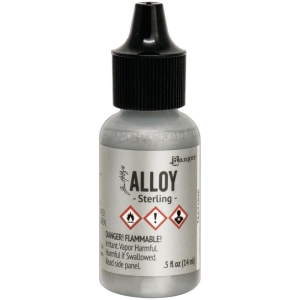 Tim Holtz Alcohol Ink Alloys - Sterling