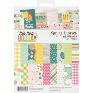 Simple Stories Double-Sided Paper Pad - Hip Hop Hooray (6"X8" 24/Pkg)