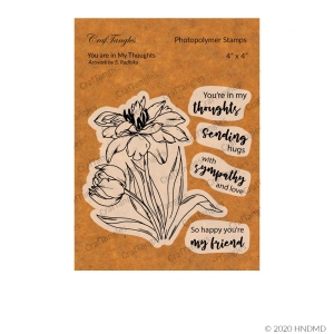 CrafTangles Photopolymer Stamps - You are in my Thoughts