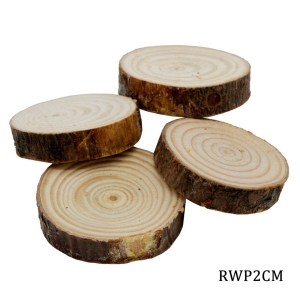 Natural Wooden Slices 2 CM (Pack of 4 pcs)