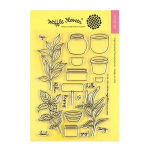 Waffle Flower Stamp Set - Spice Garden