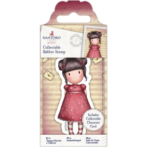 Santoro Gorjuss Mini Rubber Stamp - Sweetheart