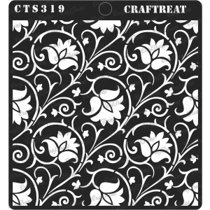 CrafTreat 6"x6" Stencil - Arabesque