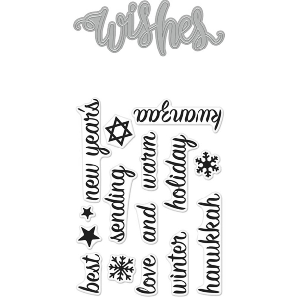 Hero Arts Stamp and Cuts - Wishes