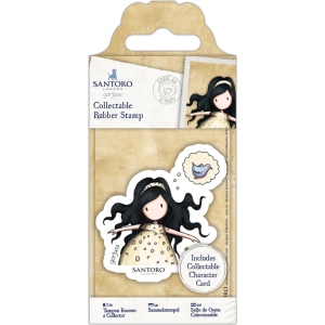 Santoro Gorjuss Mini Rubber Stamp - Free As a Bird