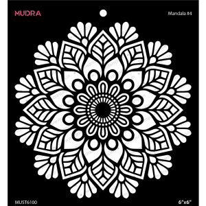 Mudra Stencils - Mandala 4